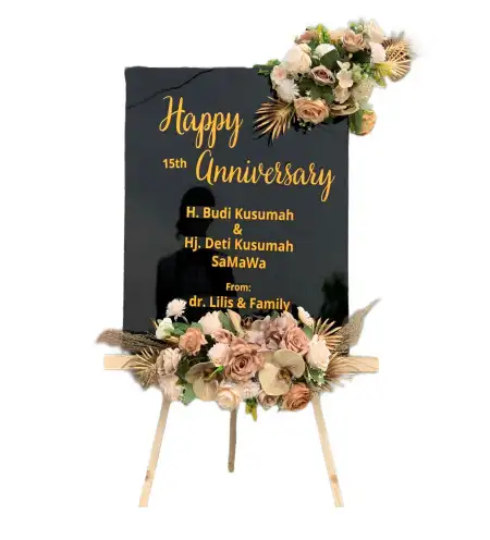 Papan Bunga Akrilik panumbangan